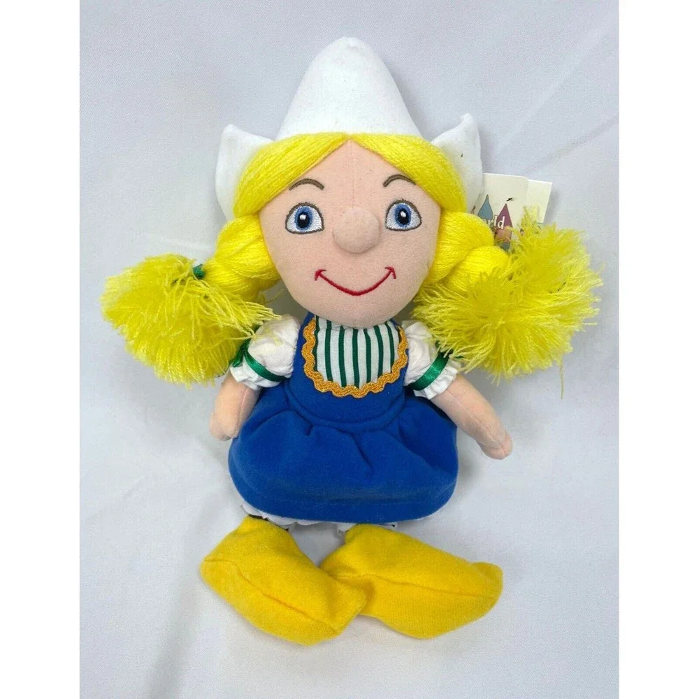 Disney It's a Small World Holland‎ Dutch Girl Beanbag Plush Tags Attached